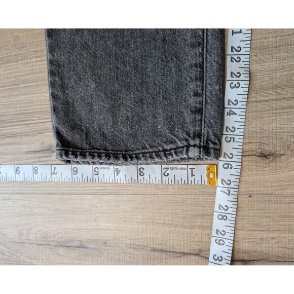 BDG Urban Outfitters Black Slim Straight Size 28 Washed Denim Ripped Jeans Women - Picture 11 of 11